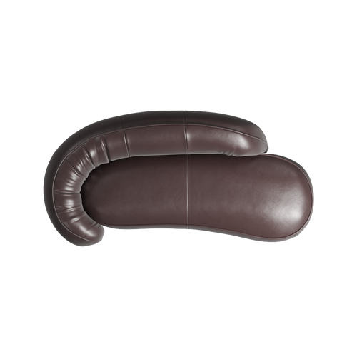 Julep Sofa | Curved Leather Sofa