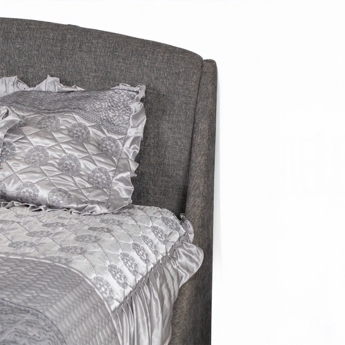Opal Modern Grey Bed 78x72 King Size