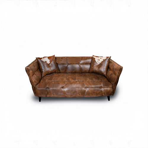 ALANYA Rome Zh 1000 Micro Fiber Leather Single pocket Spring + ottoman 42x 42