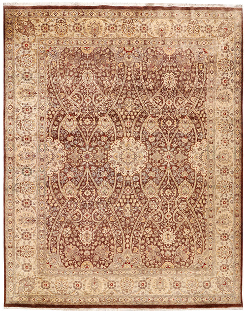 Floral Symphony (Light Brown & Beige)
