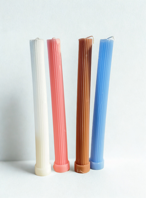 European Style Slim Rod Candle Set of 8