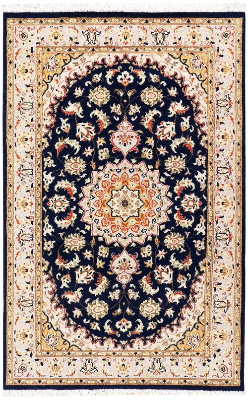 Isfahani Dome ( Blue & Off White)
