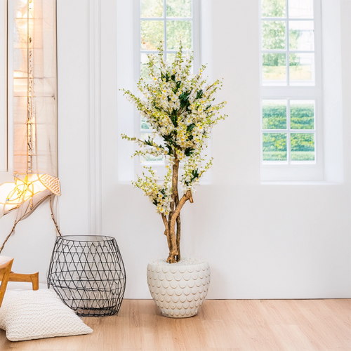 Luma white 6 feet with white blossom 6 feet