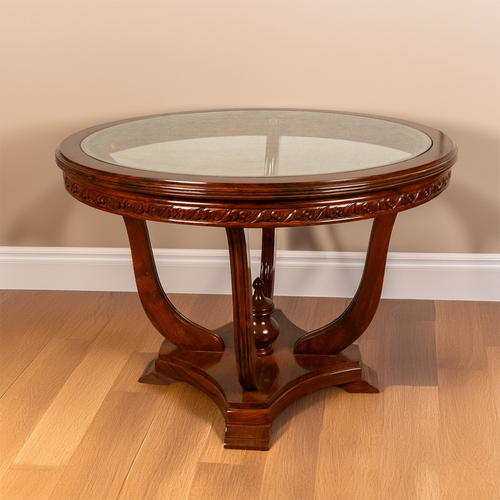 Rustic Nust round Dining Table