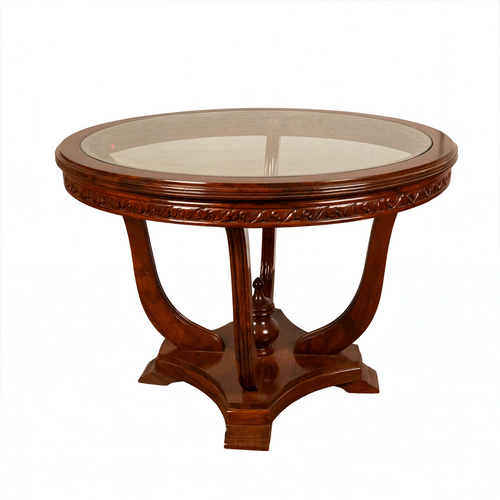 Rustic Nust round Dining Table