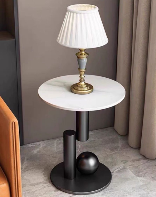 Classical Round Pedestal Side Table