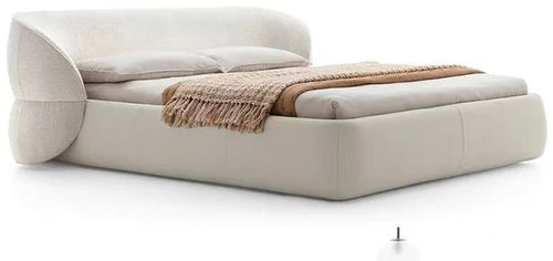 Modern Cloud Curved Upholstered Bed