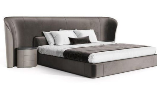 Aura Wing Upholstered Bed - angle 2
