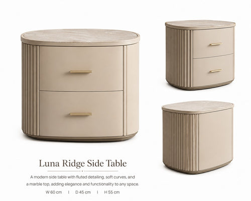 Luna Ridge Bed - bedside table