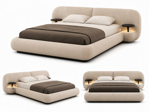Luna Curve Bed - angle 2