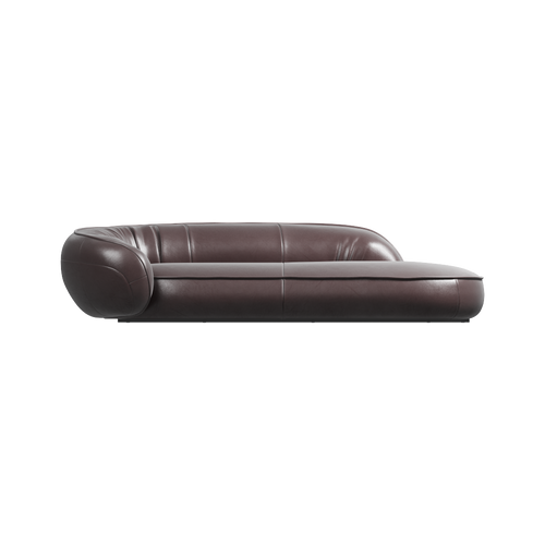 Julep Sofa | Curved Leather Sofa