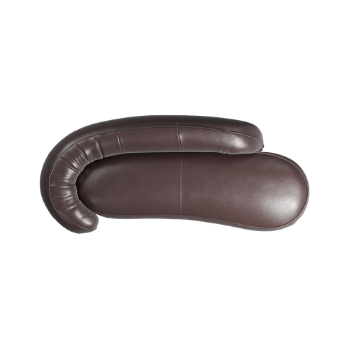 Julep Sofa | Curved Leather Sofa