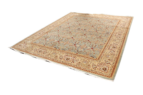 Floral Classic - (Light Grey & Off-white)