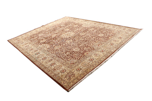 Floral Symphony (Light Brown & Beige)