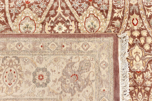 Floral Symphony (Light Brown & Beige)