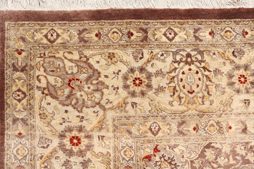 Floral Symphony (Light Brown & Beige)