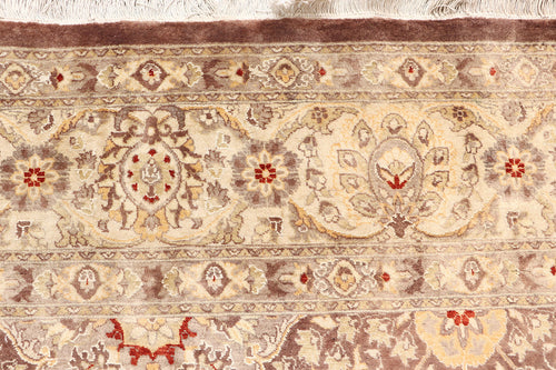 Floral Symphony (Light Brown & Beige)