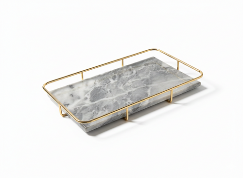 Grey Marble Tray