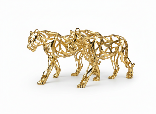 Tiger Gold Decoration (Set of 2)