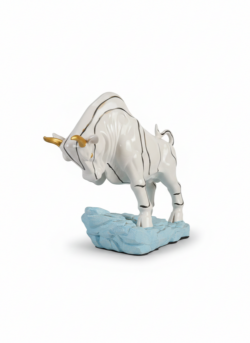 White Bull Statue