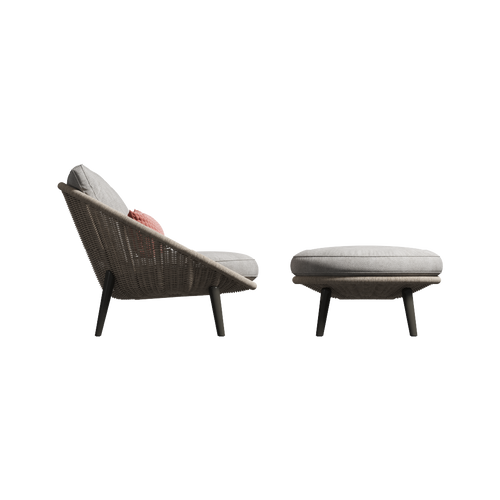 Lido Cord Outdoor Lounge Armchair
