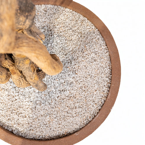Nexa 24 inches brown stone with red blossom tree