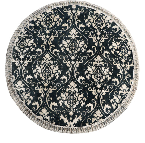 Round Abstruct Art Rug