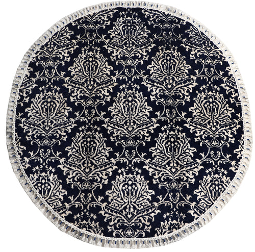 Round Abstruct Art Rug - M17