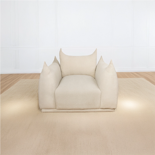 LIAM AR Flex White Rubbing Jute Double pocket spring diamond foam 12 inch cusion