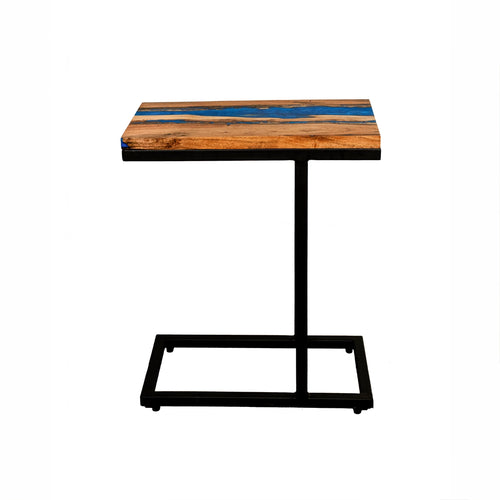 Ocean matte end table