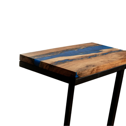 Ocean matte end table