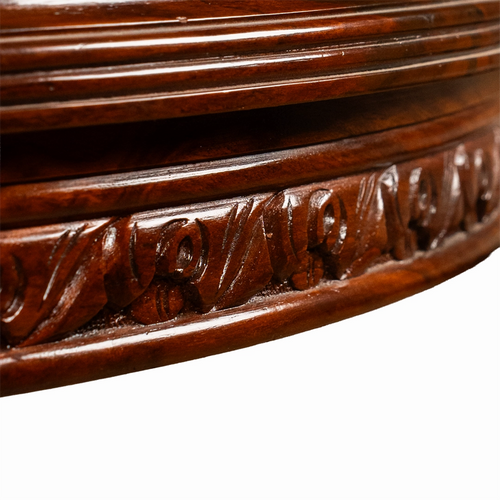 Rustic Nust round Dining Table