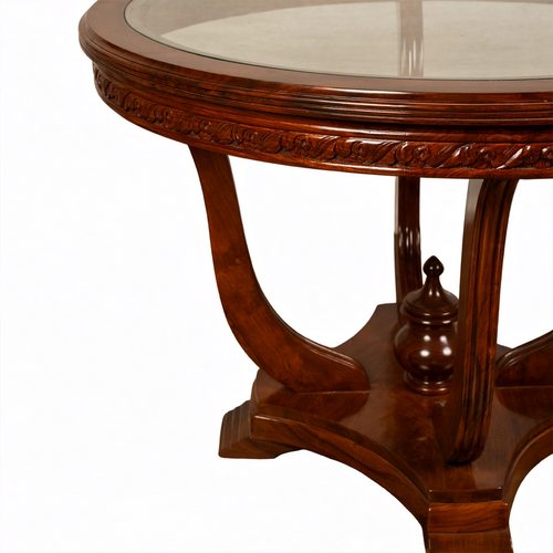 Rustic Nust round Dining Table