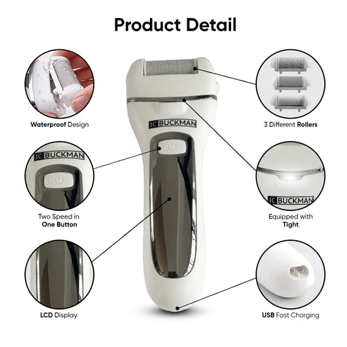 JC Buckman Easy Pedi Dead Skin Remover